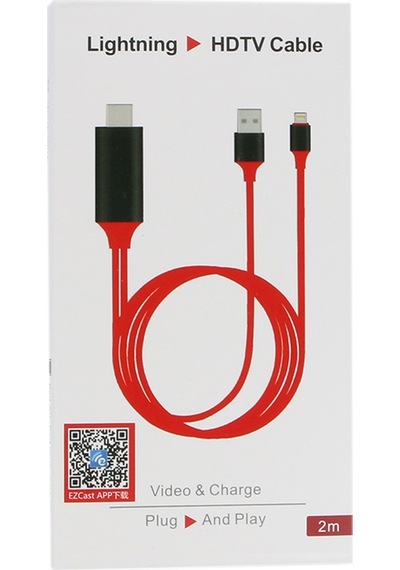 Nettech NTC2100 1 M Lightning + Usb To Hdmi Kablo