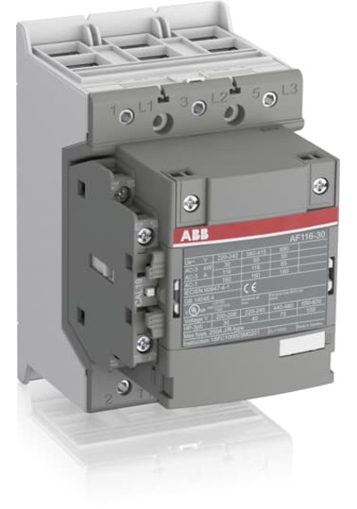 Abb 1sfl427001r1311 Af116-30-11 3p 116a 100-250v Ac 1na+1nk Kontaktör