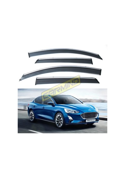 Ford Focus Sedan Krom Çıtalı Cam Rüzgarlığı 2019 Sonrası