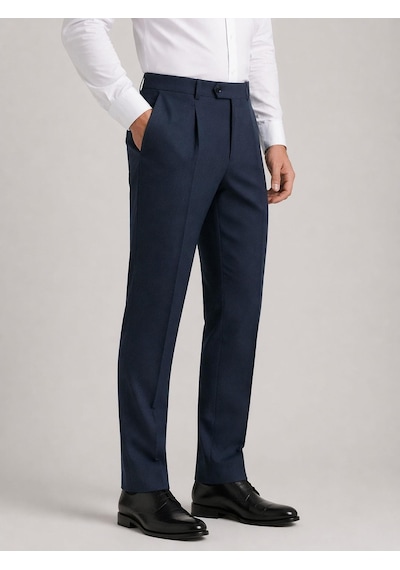 Classics Men Ricati Regular Fit Pileli Erkek Kumaş Pantolon - 7621 Lacivert