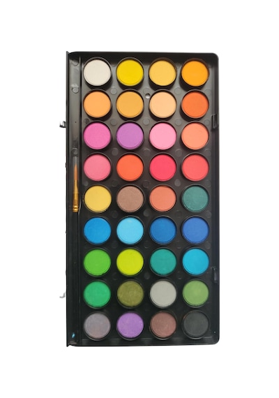 Art-x Premium Sulu Boya Seti, 36 Renk, Tablet Form, Suluboya Kalemi Dahil Çok Renkli