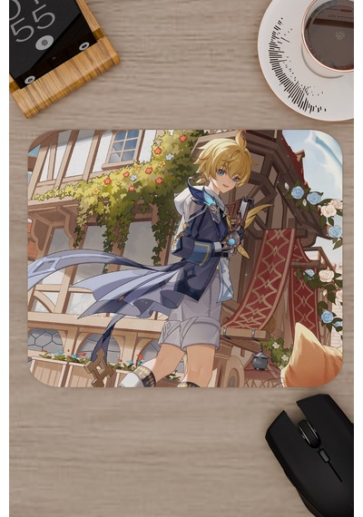 Mika Genshin Impact Anime Oyuncu V1 - 22x18 Gaming Mouse Pad Fare Altlığı