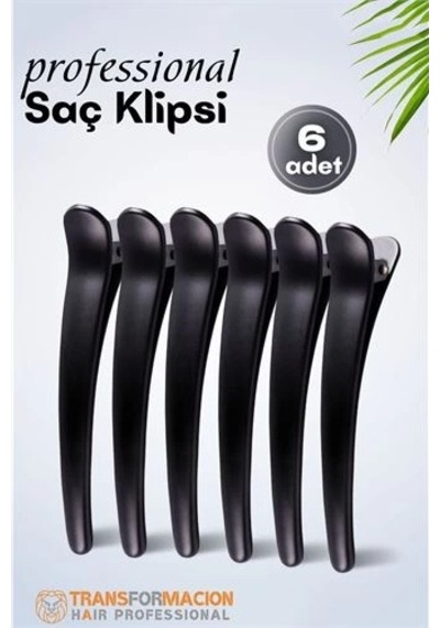 Kuaför Saç Klipsi - Profesyonel Toka 6 Lı Set
