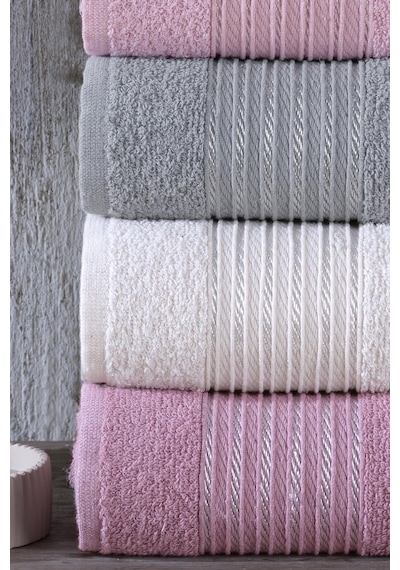 Range El ve Yüz Havlu Seti 5'li 50 x 90 CM Çok Renkli