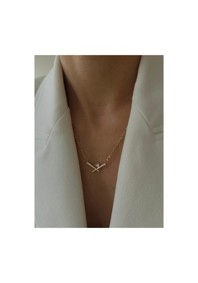 Still Gold Kalp Zirkon Kolye Charm Koleksiyonu Xuping Altın Kaplama Suya Dayanıklı