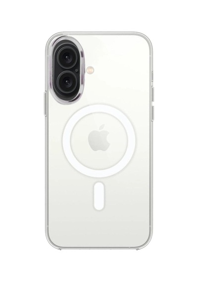 Apple iPhone Uyumlu 16 Plus Kılıf Pc Real Magsafe Kapak - Şeffaf İtdark3667