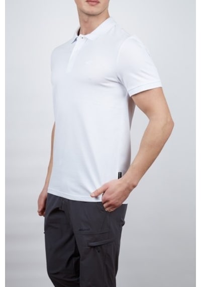 Alpinist Stratus Erkek Polo T-Shirt Beyaz