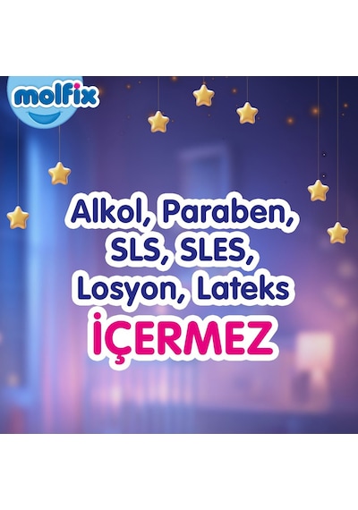 Molfix Tatlı Rüyalar 5 Beden Bebek Bezi 58x2 116 Adet 5 Numara