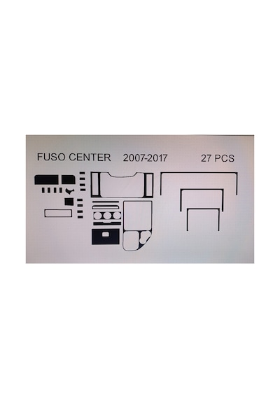 Mıtsubıshı Fuso Canter 2007 27 Parça Torpido Kaplama Renk Kuş Gözü Maun