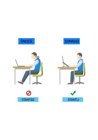 Obev Taşınabilir Laptop Stant Bilgisayar Stant Notebook Stant