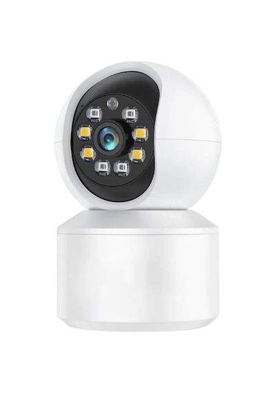 3 Adet Wi-fi Ev Güvenlik Kamerası Uygulama Destekli, Çift Taraflı Ses, Gece Görüş, Hareket Algılama, 360 Derece Panoramik Hd, Ip Camera Wıfı Home Camera