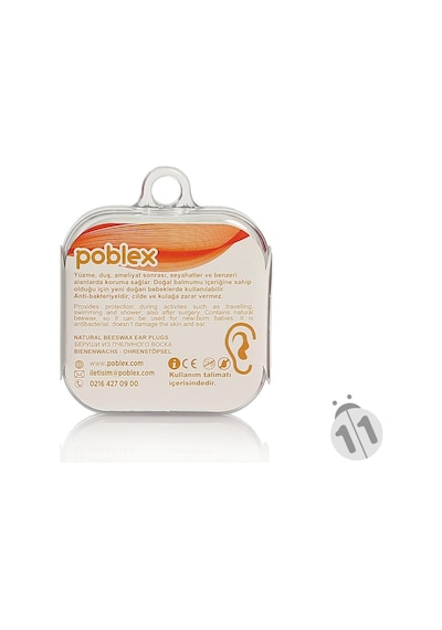 Poblex Naturel Balmumu Kulak Tikaci 4 Lü