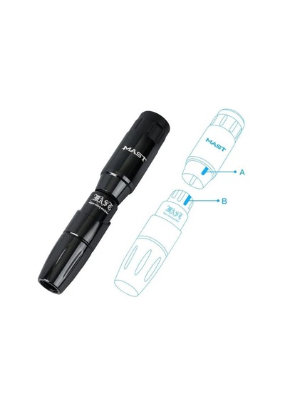 Mast Tour Black Rotary Pen Machine With Battery Power Supply P112