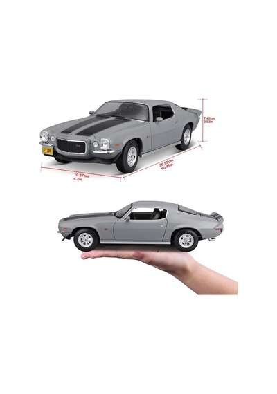 1971 Chevrolet Camaro Model Araba 31131-01 Gri
