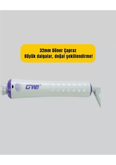 Hızlı Isınan Kompakt Ve Güvenli Tüm Saç Tiplerine Uygun Kıvırma Cihazı Yeni Nesil Mh-hs2809-2695