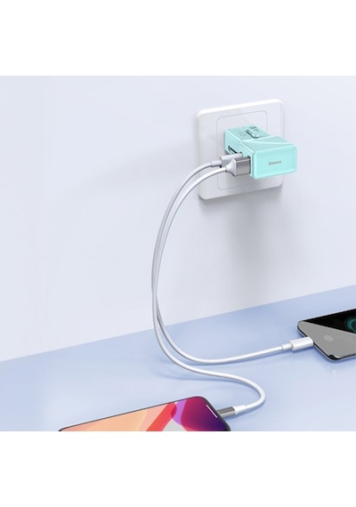 Baseus Pps Hızlı Şarj Type-C+Usb 18W Hızlı Şarj Universal Dönüştü (552257050)