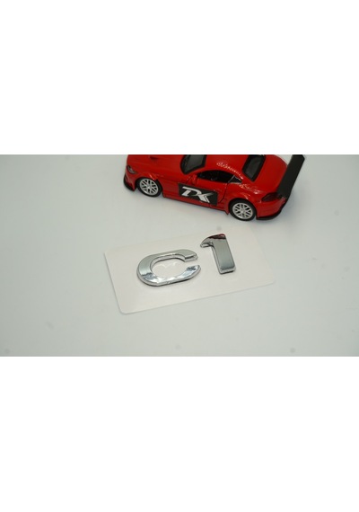 Citroen C1 2012-2014 Bagaj Krom ABS 3M 3D Yazı Logo Amblem