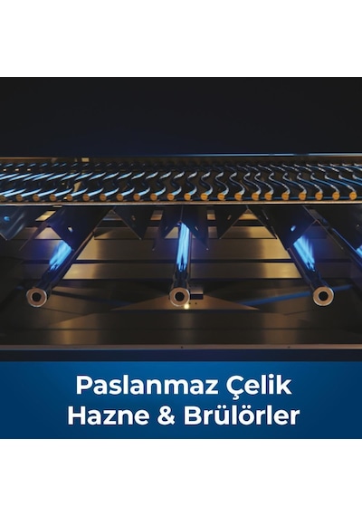 Napoleon Built-in 500 Serisi 32 Tezgah Üstü Gazlı Mangal Gri