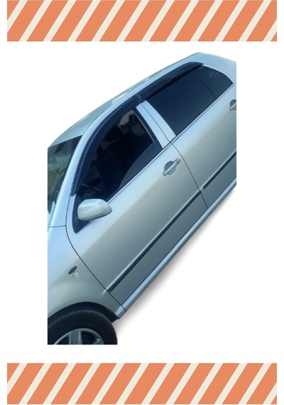 Skoda Fabia Hb 1999-2009 Modellerine Özel 4'lü Mügen Tip Cam Rüzgarlığı