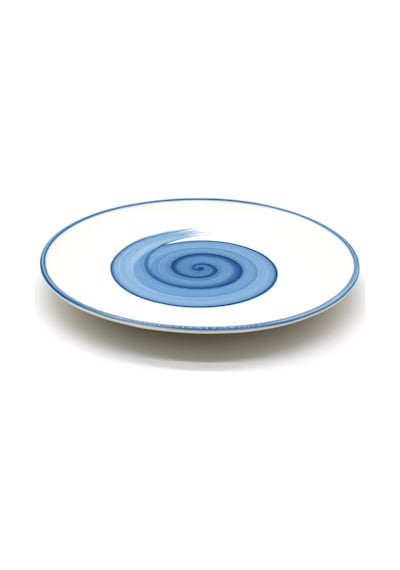 Tulu Reactive Mavi 24 Cm Servis Tabağı 6 Parça Renkli