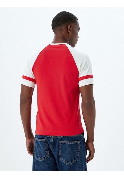 Koton Slim Fit Tişört Slogan Baskılı Bisiklet Yaka Kısa Kollu Biyeli Pamuklu Kırmızı 4sam11094hk Kırmızı Koton Slim Fit Tişört Slogan Baskılı Bisiklet Yaka Kısa Kollu Biyeli Pamuklu Kırmızı 4sam11094hk Kırmızı