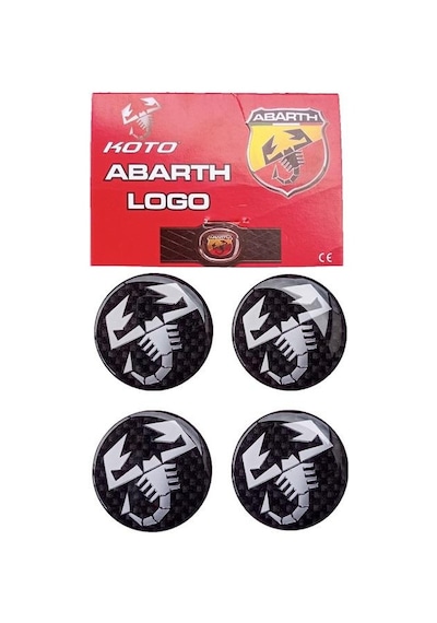 Grande Punto Yuvarlak Abarth Logo Rozet Jant Göbeği