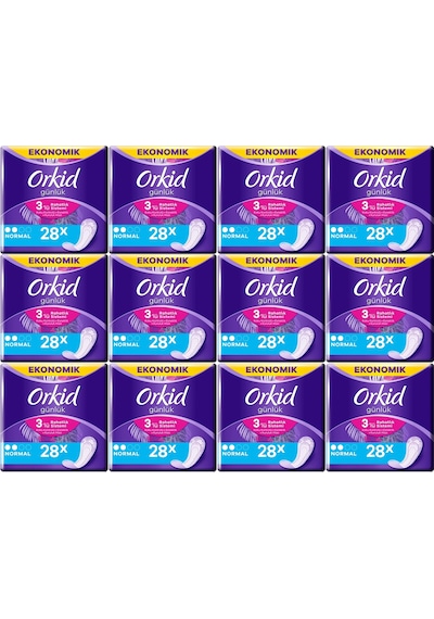Orkid Günlük Ped Normal 12 x 28'li