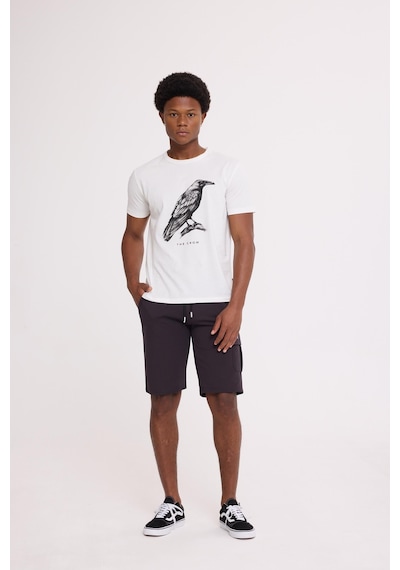 The Crow Cash Cargo Sweatshort Antrasit Polyester Pamuk Şort Antrasit
