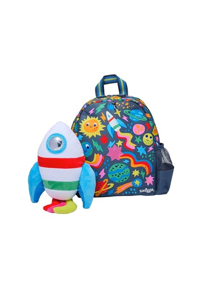 Smiggle Little Journeys Junior Mini Sırt Çantası Gri 458366 Çok  Renkli