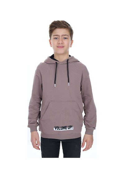 Toontoy Kids Toontoy Erkek Çocuk Oversize Kapüşonlu Cepli Baskılı Sweatshirt - 2 İplik Acı Kahverengi Toontoy Kids Toontoy Erkek Çocuk Oversize Kapüşonlu Cepli Baskılı Sweatshirt - 2 İplik Acı Kahverengi