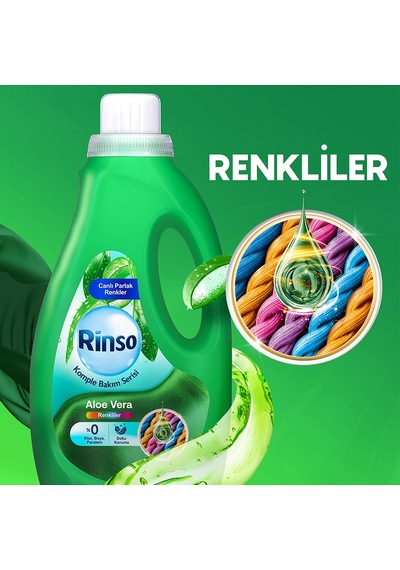 Rinso Aloe Vera Sıvı Çamaşır Deterjanı 2.5 L X3 Diğer