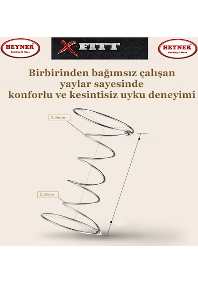 Heyner X-Fitt Ortopedik Yaylı Yatak 70 x 110 CM