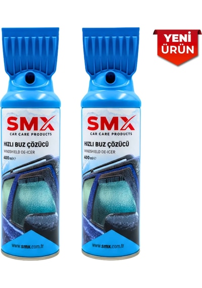 Hızlı Buz Çözücü Dahili Kazıyıcılı 400ml - 2 Adet Beyaz - Mavi