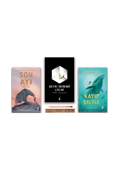 Genç Timaş Son Ayı - Kayıp Balina - Beyaz Odadaki Çocuk Set 3 Kitap