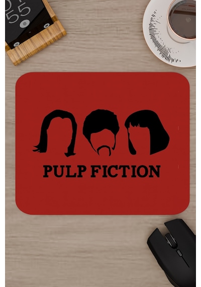Pulp Fiction Ucuz Roman Tarantino V3 22x18 Gaming Kauçuk Kaymaz Taban Mouse Pad Fare Altlığı
