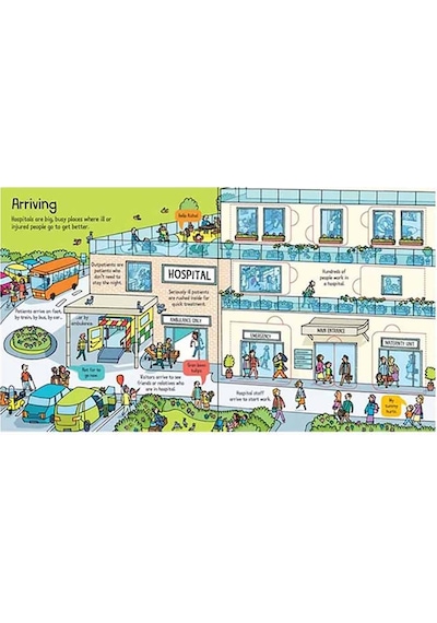 The Usborne Look Inside A Hospital 5+ Yaş