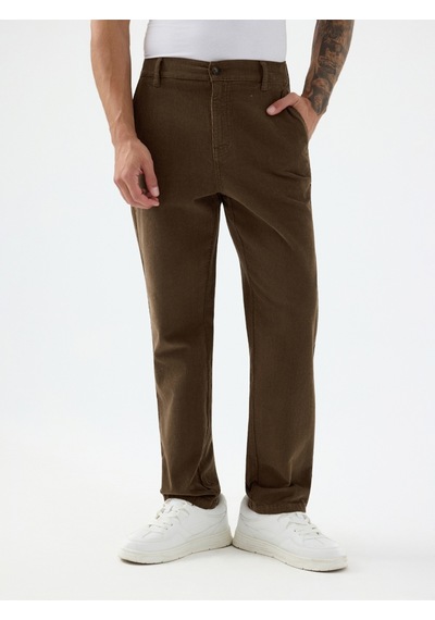 Relax Fit Erkek Pantolon Light Brown