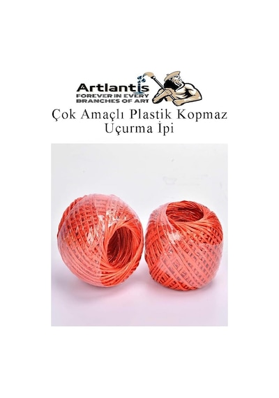 Çok Amaçlı Plastik Kopmaz Uçurtma İpi Çamaşır İpi 4 Adet Renkli 200 Metre Naylon İp Çırpı İpi Ç Diğer