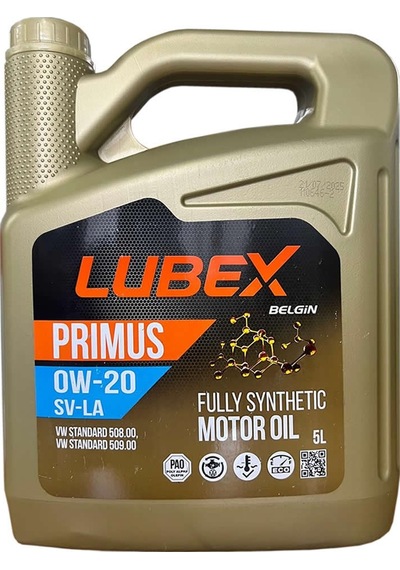 Lubex Primus SV-LA 0W-20 5 L VW Motor Yağı