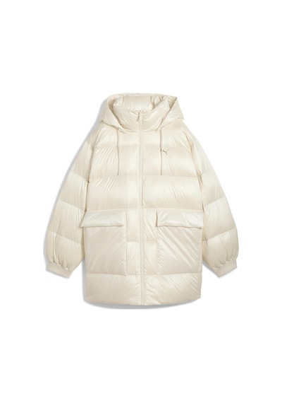 Puma Style Hooded Down Kadın Bej Günlük Stil Mont 68838987 1695651 Bej