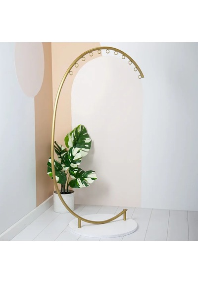Medusa Gold Metal Ayaklı Askılık Gold