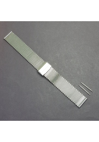 Hasır Kol Saat Kordonu Çelik Kalın 22 Mm (Ø 2,70)