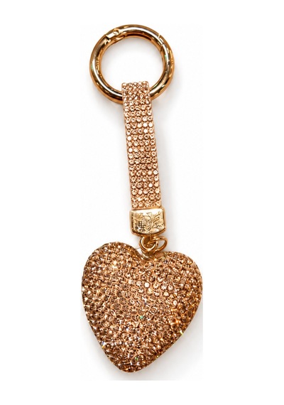 Kalpli Taşlı Luxury Çanta Charmı Gold Kristal Bag Charm