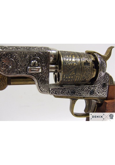 Denix American Revolver 1851 Usa Koleksiyon Obje 35cm