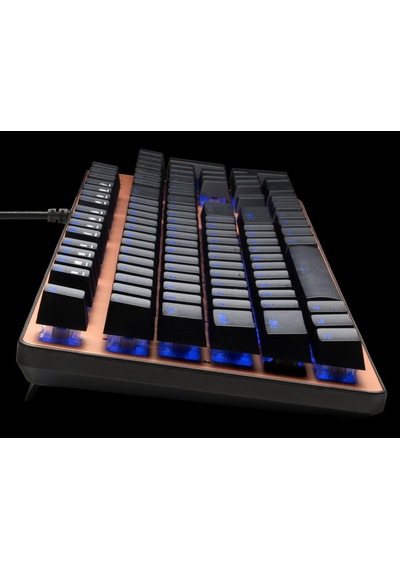 Aura Gk1, Usb Kablolu, İngilizce, Çok Renkli Arka Aydınlatma, Red Mekanik Switch, Bronze Edition, Gaming Klavye