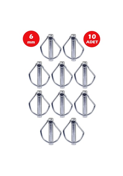 6mm Yaylı Pim 10 Adet 1