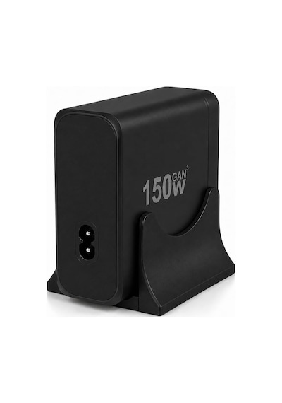 150w Gan Hızlı Şarj İstasyonu, 6 Portlu Masaüstü Şarj Aleti, 3 Usb-c Type-c Ve 3 Usb-a Girişli Çoklu Adaptör, Telefon Tablet Laptop İçin Akıllı Güç Dağıtımlı Şarj Cihazı
