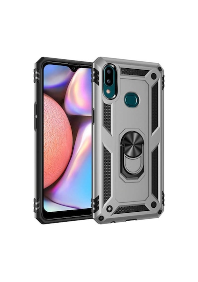 Teknomoda Samsung Uyumlu Galaxy A10S Vega Tank Zirh Metal Yüzüklü Standli Kilif 434579822