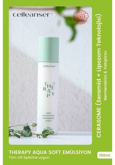 Cerasome Ve Patentli İçerik İçeren Nemlendirici Ve Yatıştırıcı Therapy Aqua Soft Emülsiyon