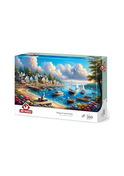 Mutlu Yelkenler Kasabası 260 Parça Puzzle